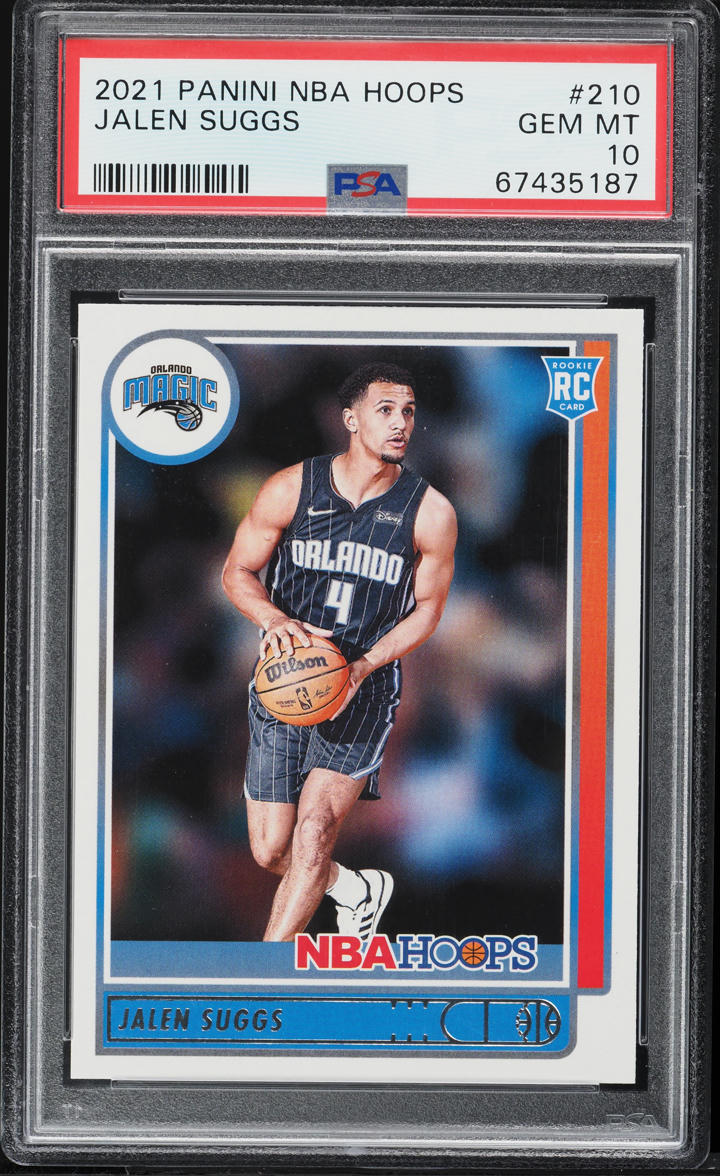 2021 Hoops Jalen Suggs ROOKIE #210 PSA 10 GEM MINT