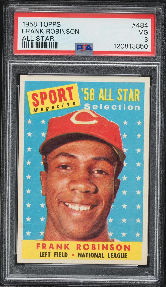1958 Topps All Star Frank Robinson #484 PSA 3 VG