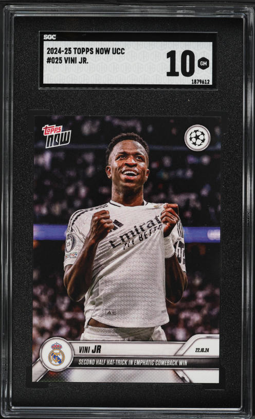 2023 Panini Obsidian Black Colorblast Vini Jr. #14 PSA 10 GEM MINT