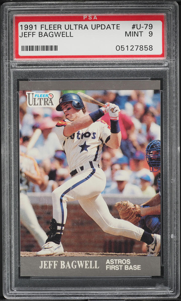 1991 Ultra Update Jeff Bagwell ROOKIE #U-79 PSA 9 MINT