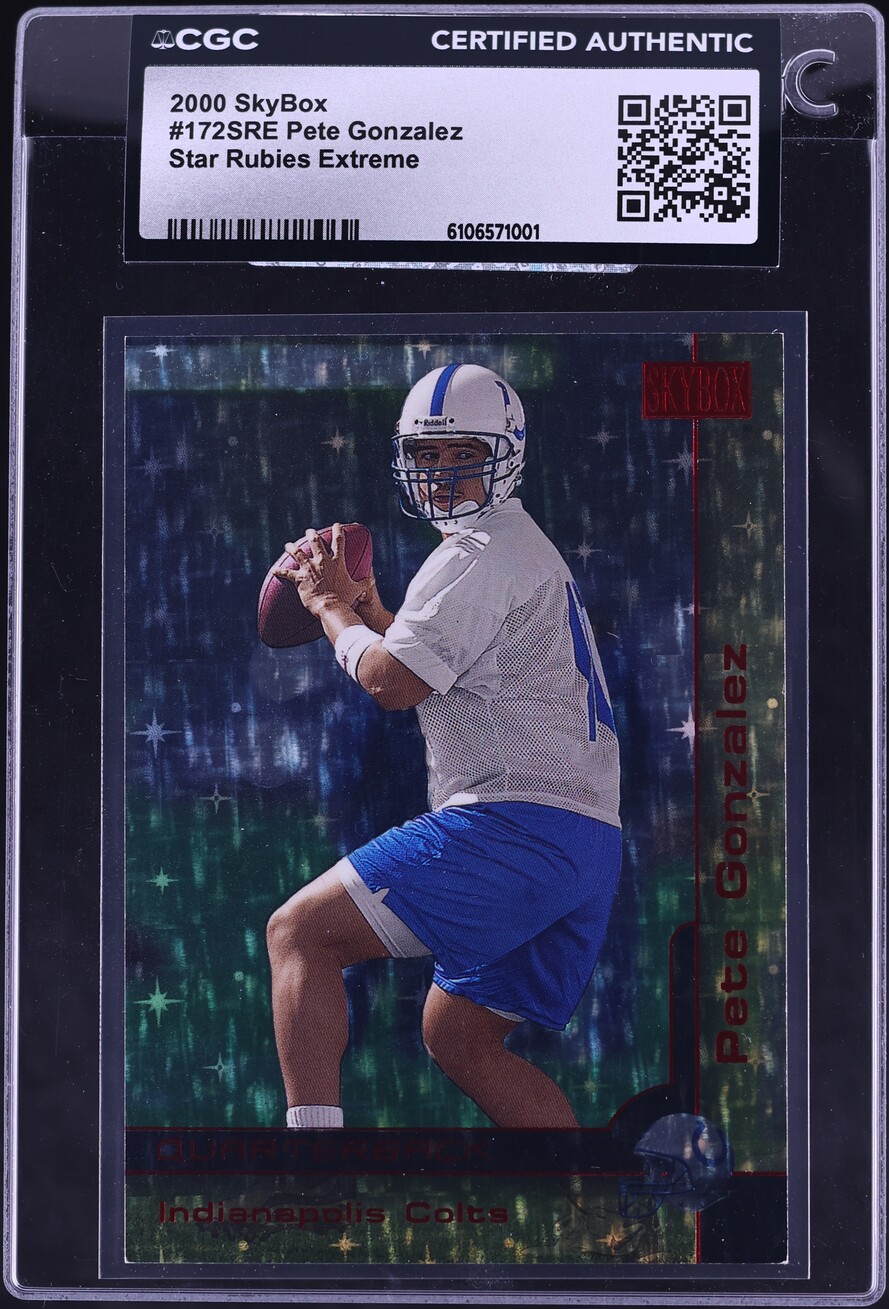 2000 Skybox Star Rubies Extreme Pete Gonzalez /50 #172SRE CGC AUTH - Photo 1