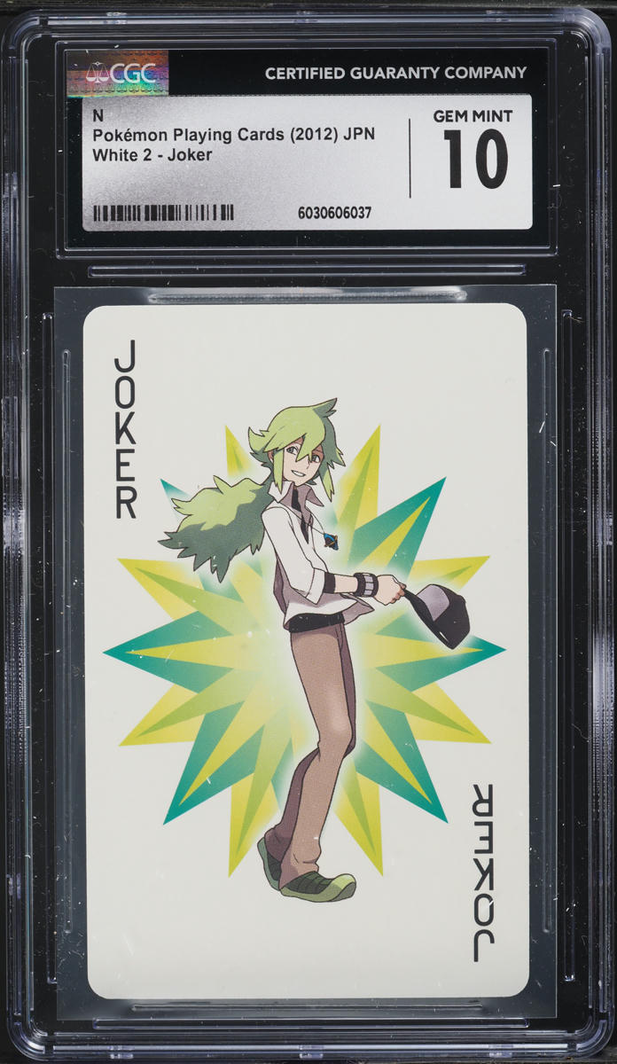 2012 Pokemon Japanese White 2 Poker Set N CGC 10 GEM MINT