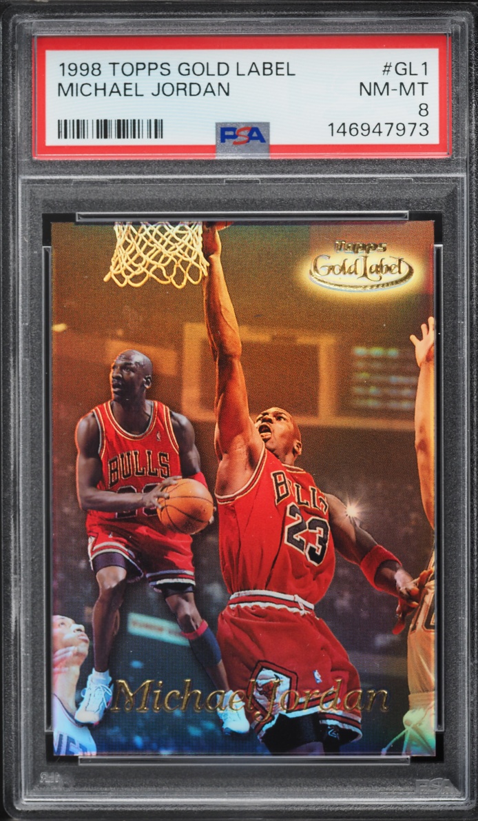 1998 Topps Gold Label Michael Jordan #GL1 PSA 8 NM-MT