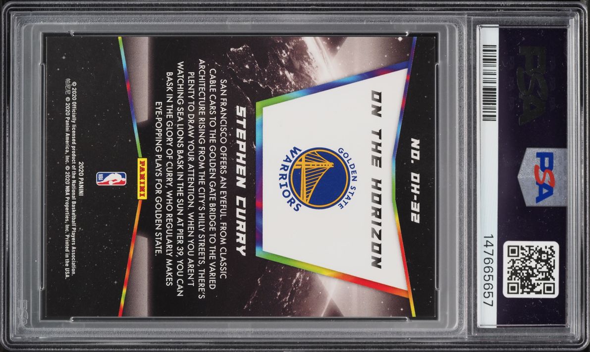 2020 Panini On The Horizon Stephen Curry #OH-32 PSA 8 NM-MT