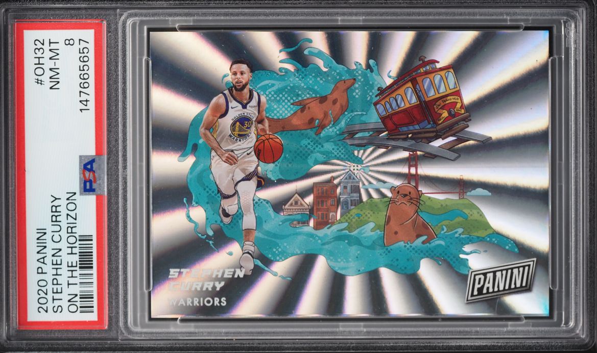 2020 Panini On The Horizon Stephen Curry #OH-32 PSA 8 NM-MT