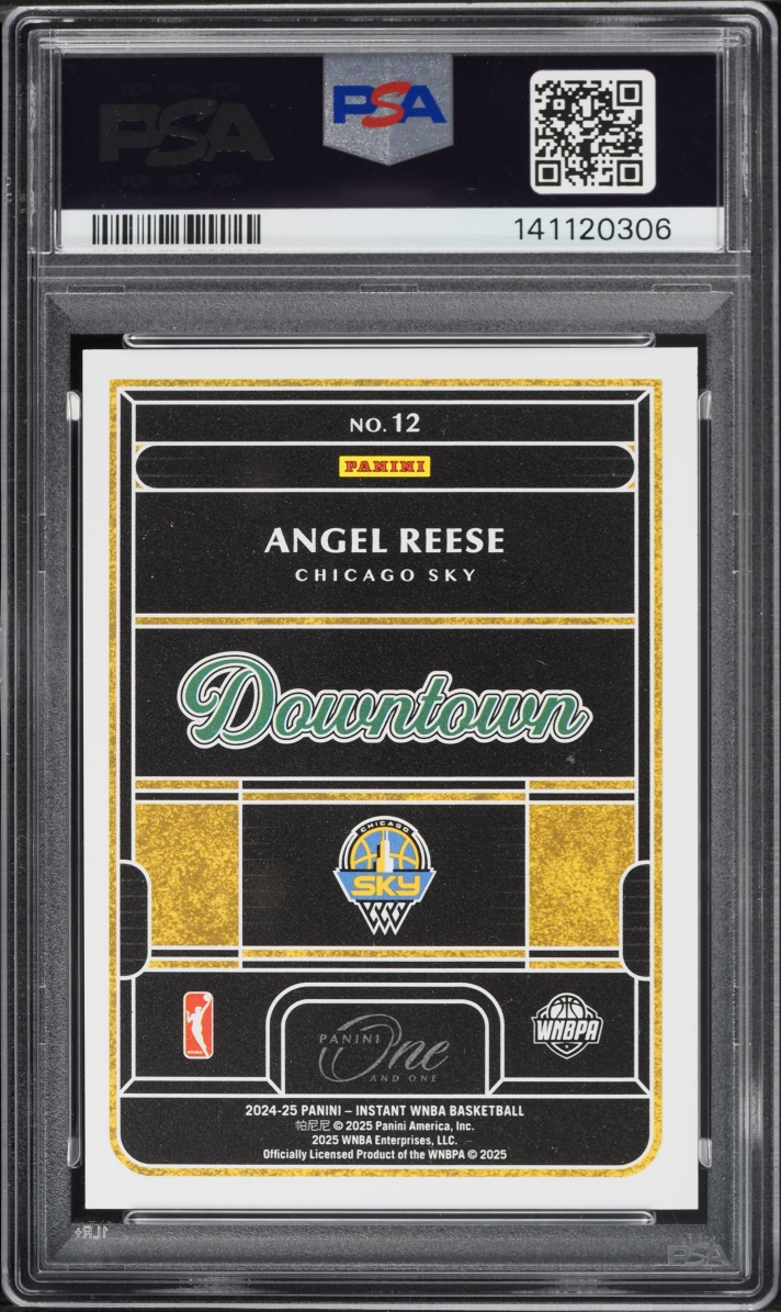 2024 Panini One And One Royalty WNBA Downtown Angel Reese ROOKIE #12 PSA 10 GEM MINT