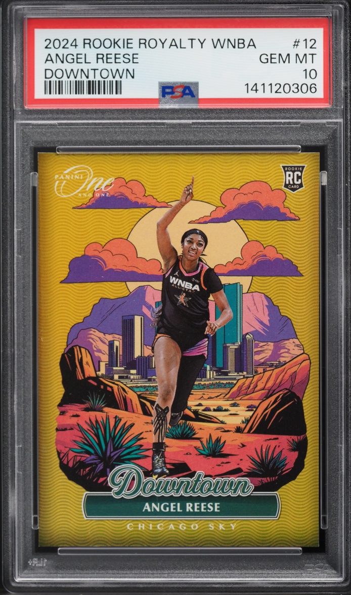 2024 Panini One And One Royalty WNBA Downtown Angel Reese ROOKIE #12 PSA 10 GEM MINT
