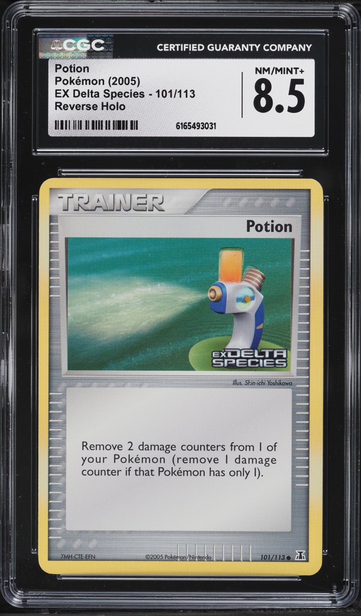 2005 Pokemon EX Delta Species Reverse Holo Potion #101 CGC 8.5 NM-MT+