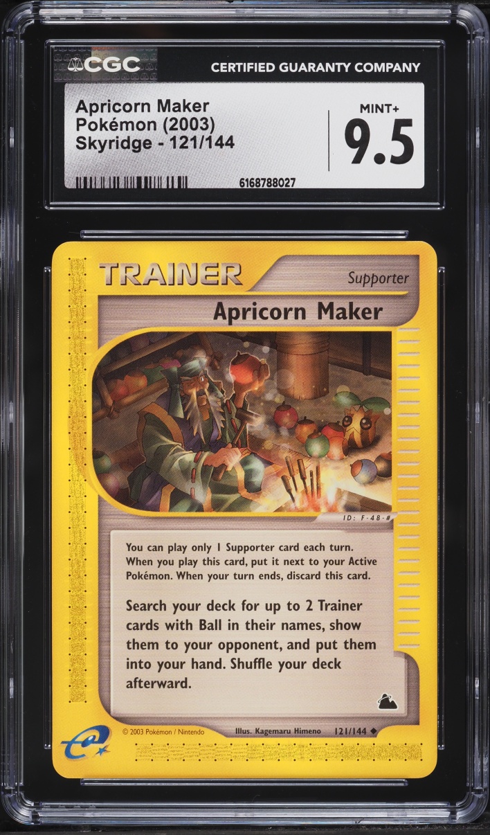2003 Pokemon Skyridge Apricorn Maker #121 CGC 9.5 MINT+