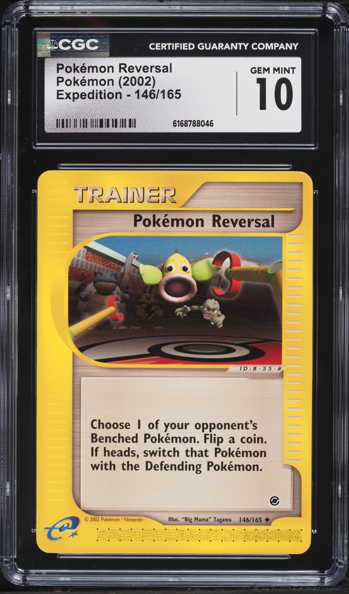 2002 Pokemon Expedition Pokemon Reversal #146 CGC 10 GEM MINT