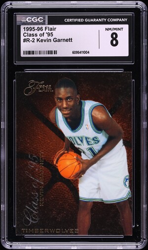 1995 Signature Rookies Fame And Fortune Red Hot Kevin Garnett