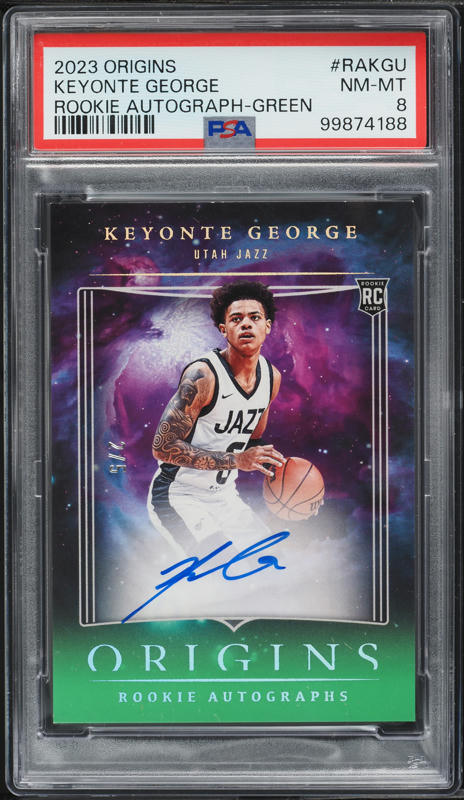2023 Panini Prizm Red Keyonte George ROOKIE AUTO /99 #RSI-GEO CGC