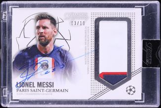 2022 Topps Dynasty UEFA Vini Jr PATCH AUTO DNA 9 /10 #V1 PSA