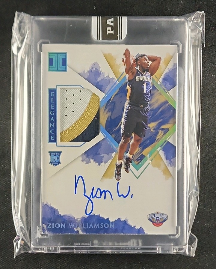 2019 Panini Mosaic White Zion Williamson ROOKIE /25 #209 PSA 10