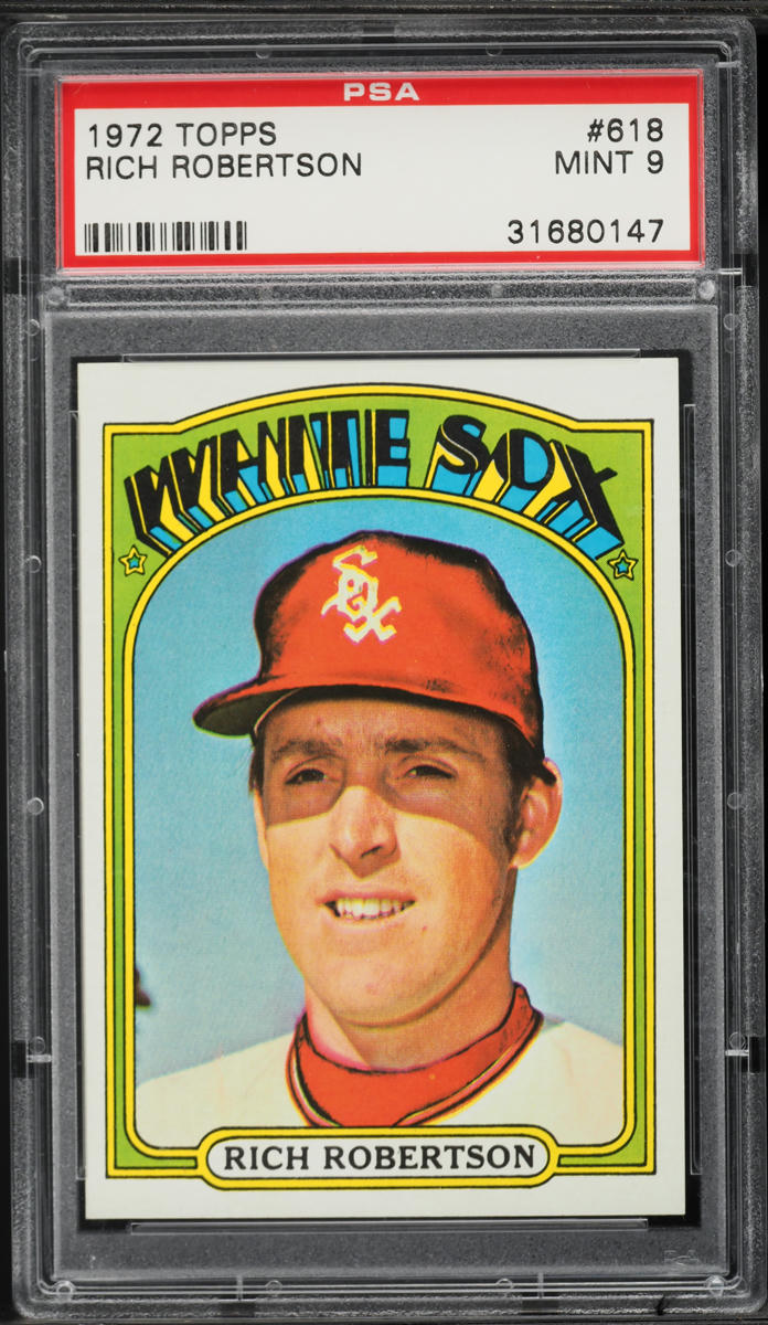 1972 Topps Rich Robertson #618 PSA 9 MINT
