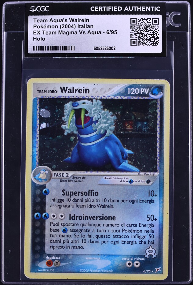 2003 Pokemon Japanese Magma Vs Aqua 1st Ed Holo Team Aqua's