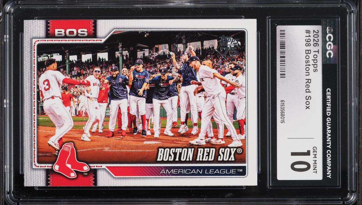 2026 Topps Boston Red Sox #198 CGC 10 GEM MINT