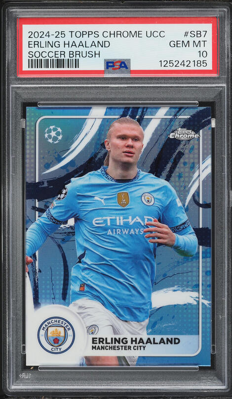 2020 Topps Now Bundesliga Erling Haaland #44 PSA 10 GEM MINT on