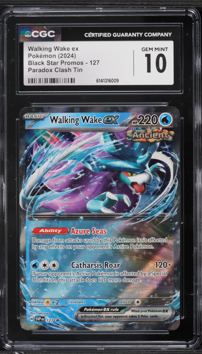 2024 Pokemon Scarlet & Violet Promo Paradox Clash Holo Walking Wake EX #127 CGC 10 GEM MINT