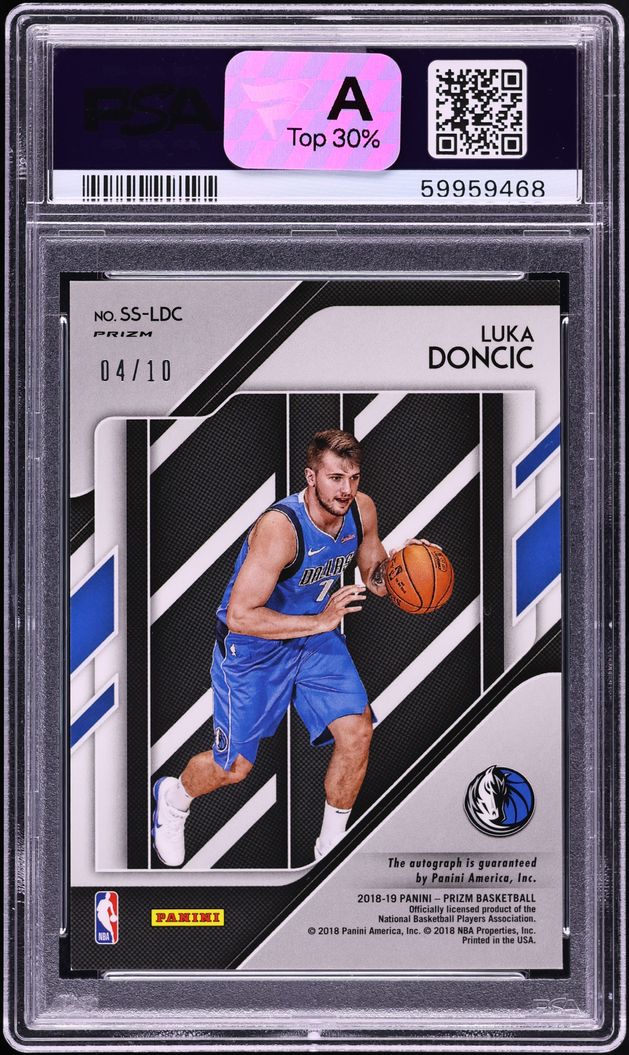 2018 Panini Prizm Sensational Signatures Gold Luka Doncic ROOKIE AUTO ...