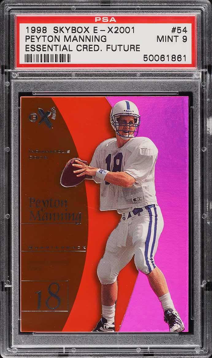 1998 Skybox E-X2001 Essential Credentials Future Peyton Manning