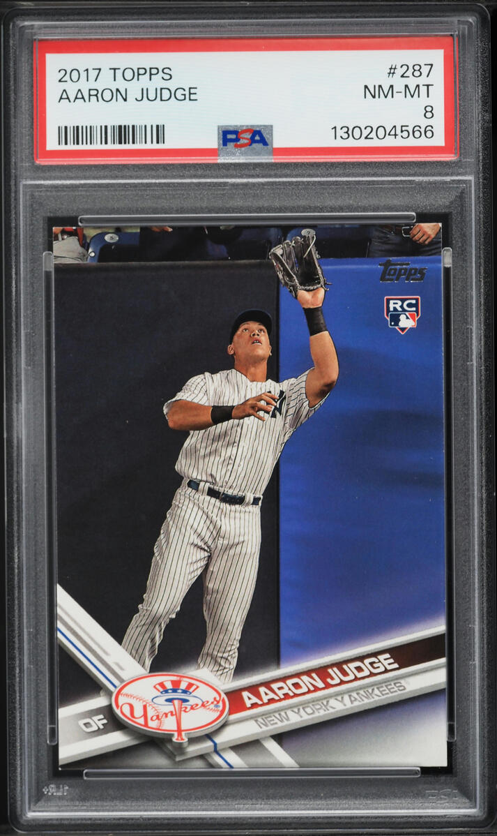 2017 Topps Aaron Judge ROOKIE #287 PSA 8 NM-MT