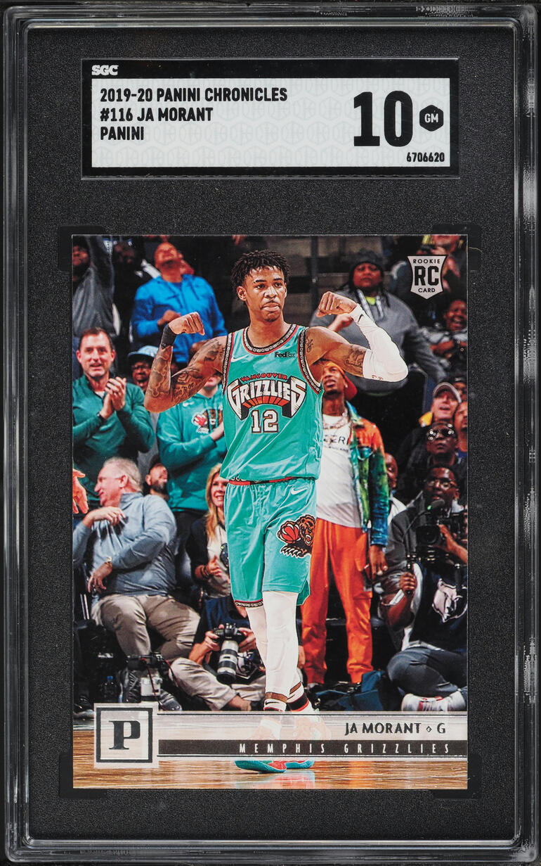2019 Panini Chronicles Ja Morant ROOKIE #116 SGC 10 GEM MINT