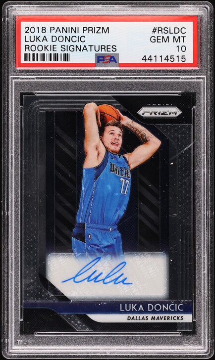 2018 Panini Prizm White Sparkle Luka Doncic ROOKIE #280 PSA 10 GEM