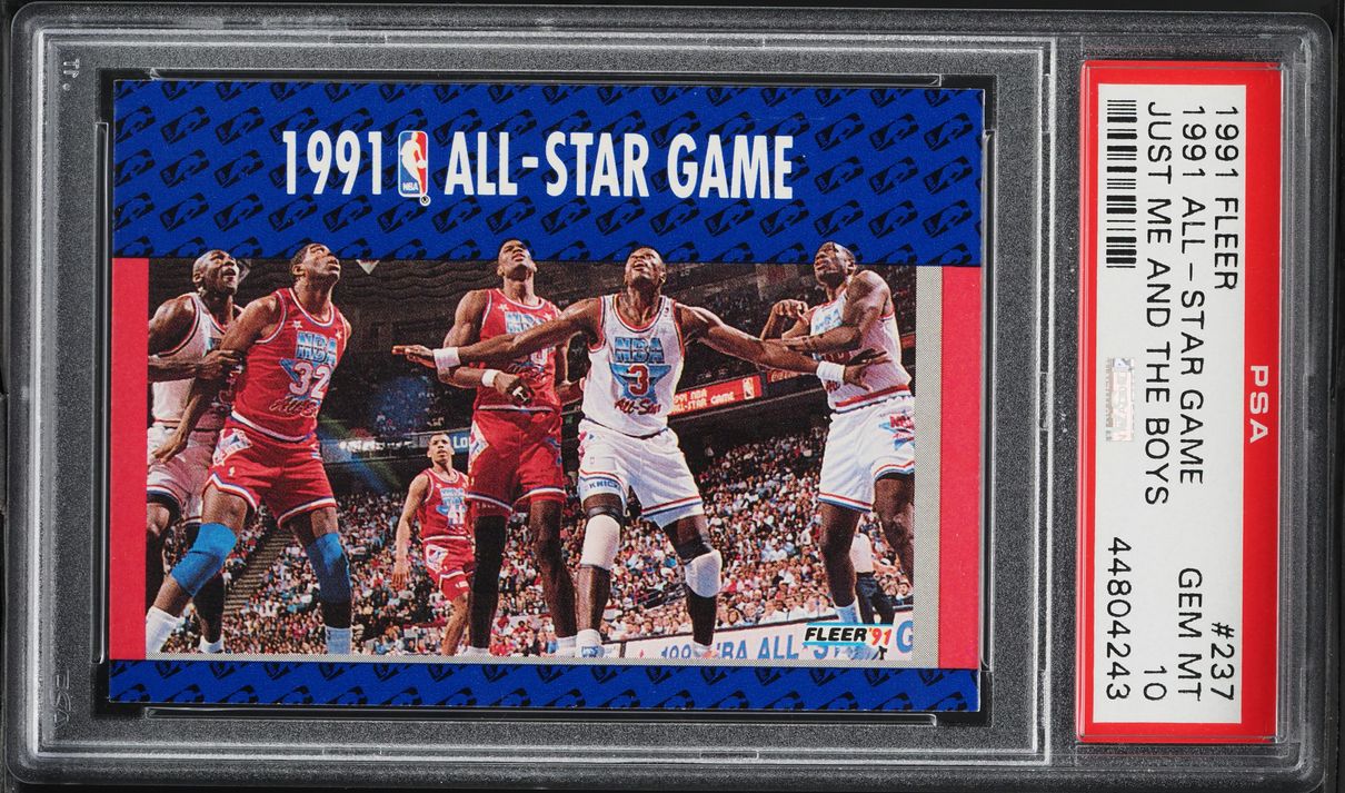1991 Fleer All Star Game Just Me And The Boys #237 PSA 10 GEM MINT