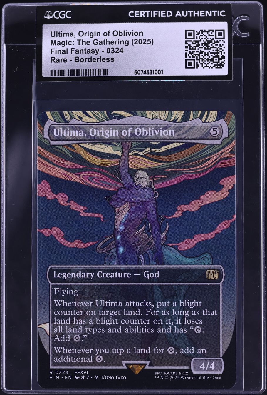 2025 MTG Final Fanatasy Borderless Ultima Origin Of Oblivion CGC AUTH
