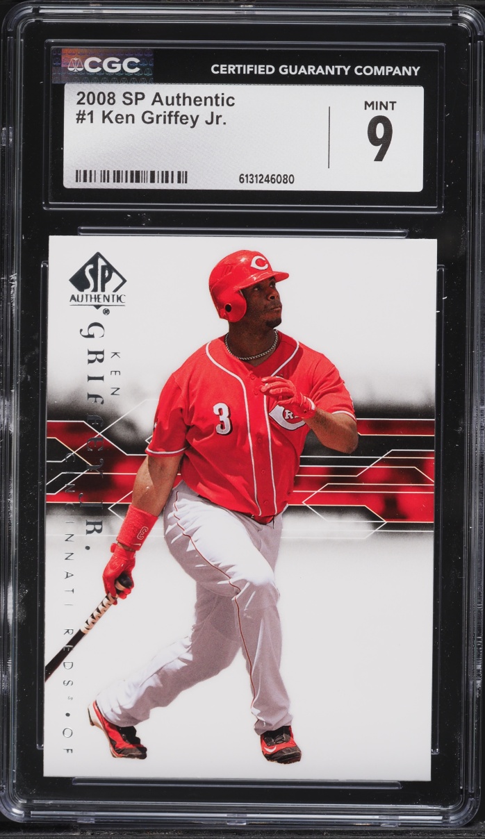 2008 Sp Authentic Ken Griffey Jr. #1 CGC 9 MINT