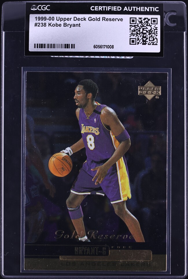 2007 UD Chronology Timeless Memories Gold Kobe Bryant AUTO