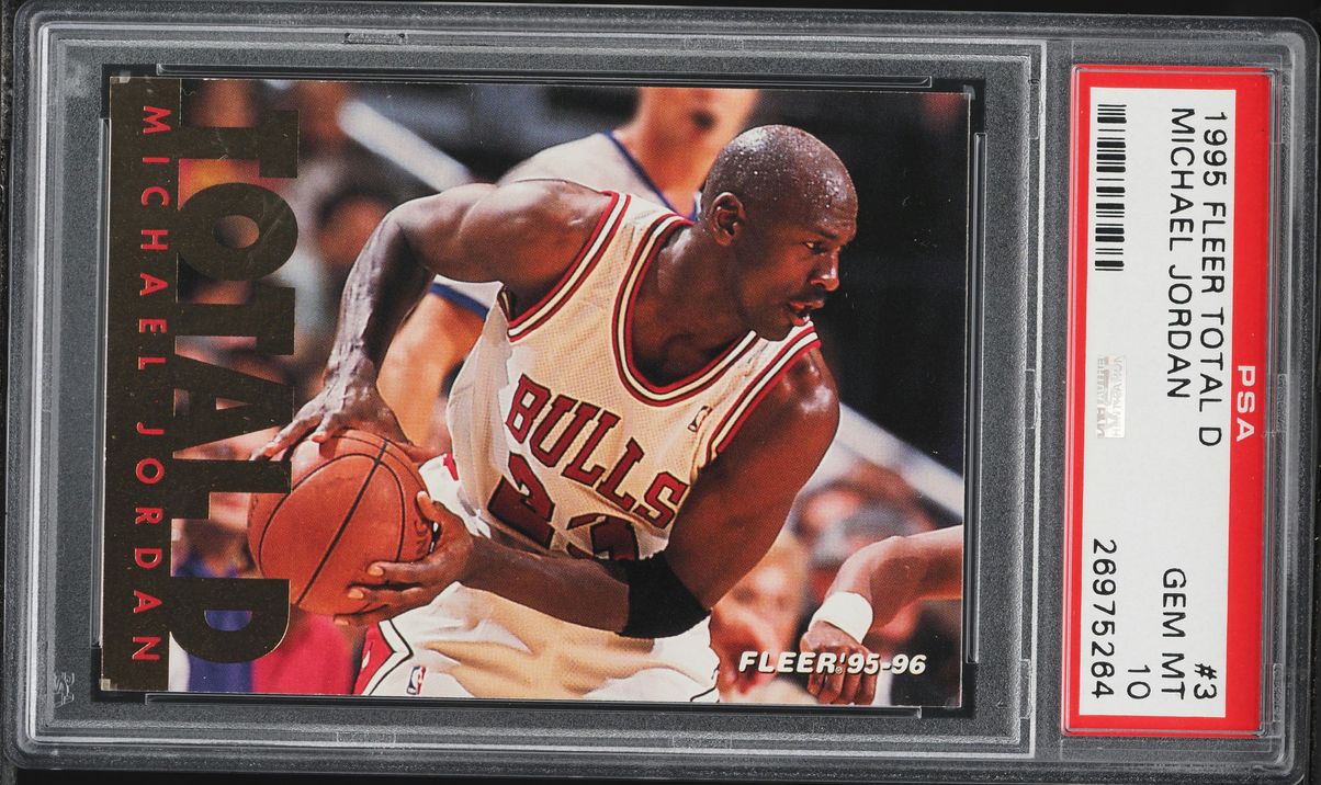 1995 Fleer Total D Michael Jordan #3 PSA 10 GEM MINT
