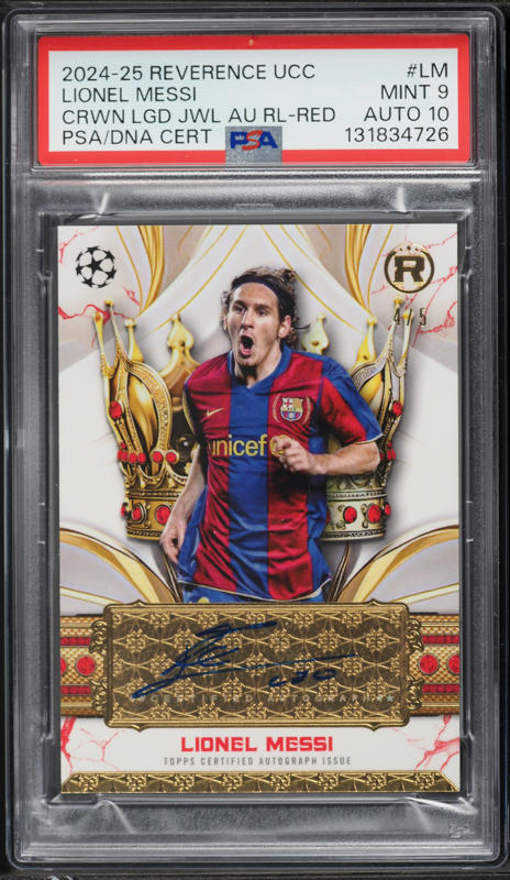 2022-23 Topps UEFA CC #115 Weston McKennie signed card CGC