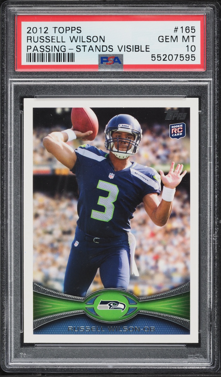 2012 Topps Passing Russell Wilson ROOKIE #165 PSA 10 GEM MINT