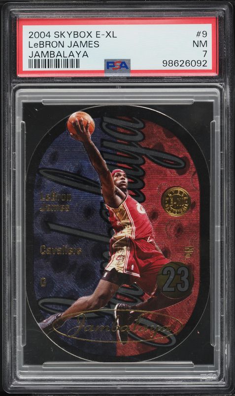 2004 Topps Chrome LeBron James #23 PSA 9 MINT on Fanatics Collect