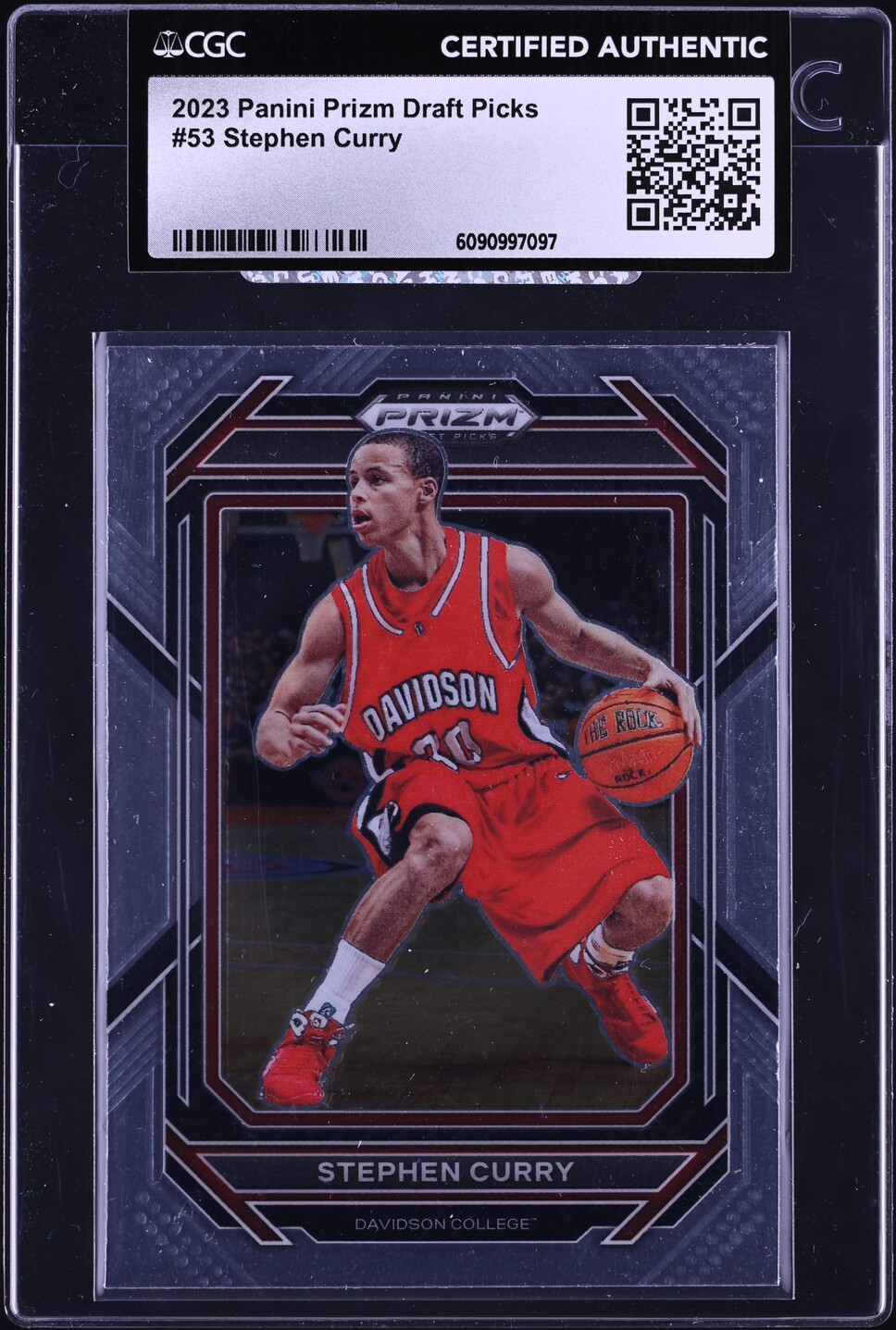 2023 Panini Prizm Draft Picks Stephen Curry #53 CGC AUTH