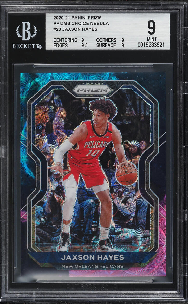 2020 Panini Prizm Choice Nebula Jaxson Hayes 1/1 #20 BGS 9 MINT