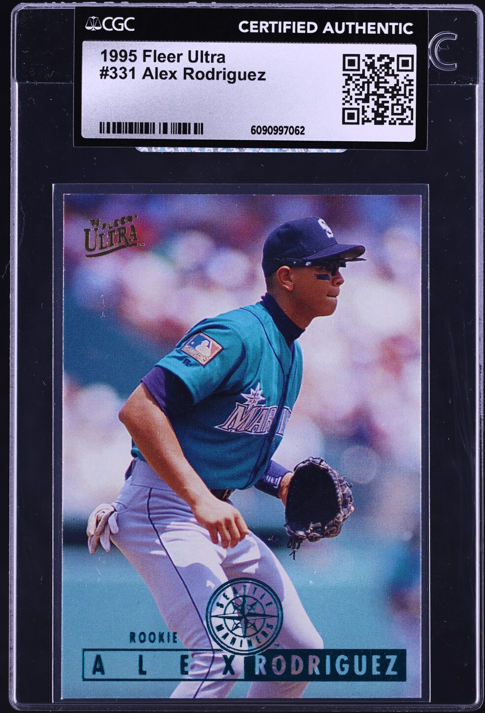 1995 Ultra Alex Rodriguez ROOKIE #331 CGC AUTH on Fanatics Collect