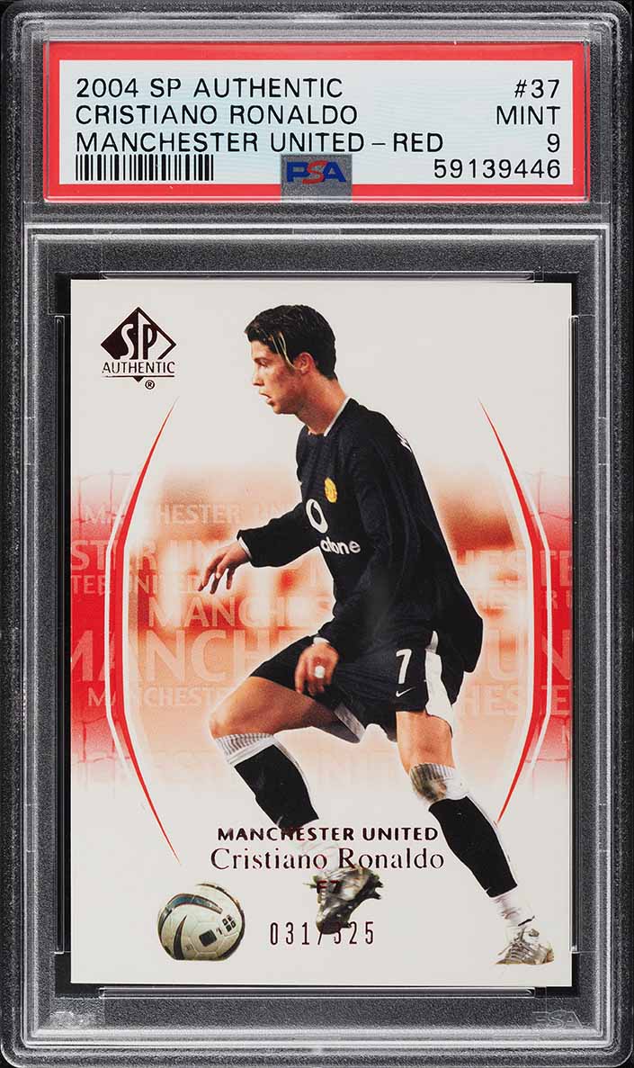 2004 SP Authentic Manchester United Cristiano Ronaldo #67 PSA 10