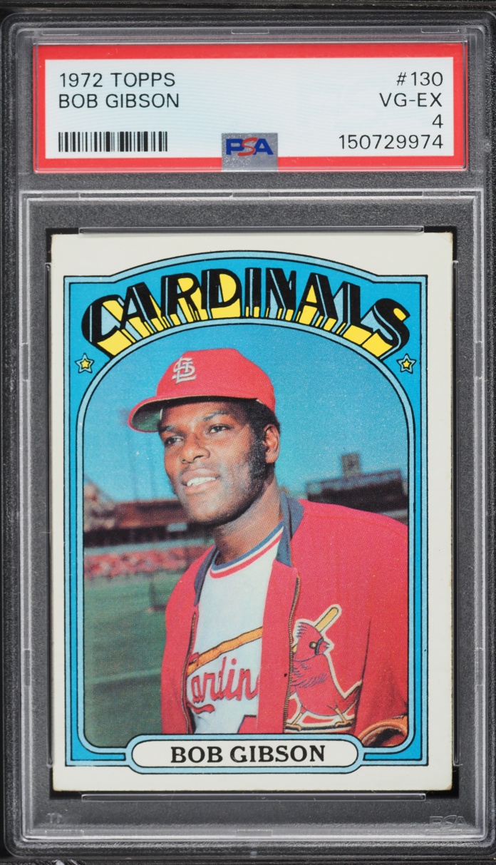 1972 Topps Bob Gibson #130 PSA 4 VGEX