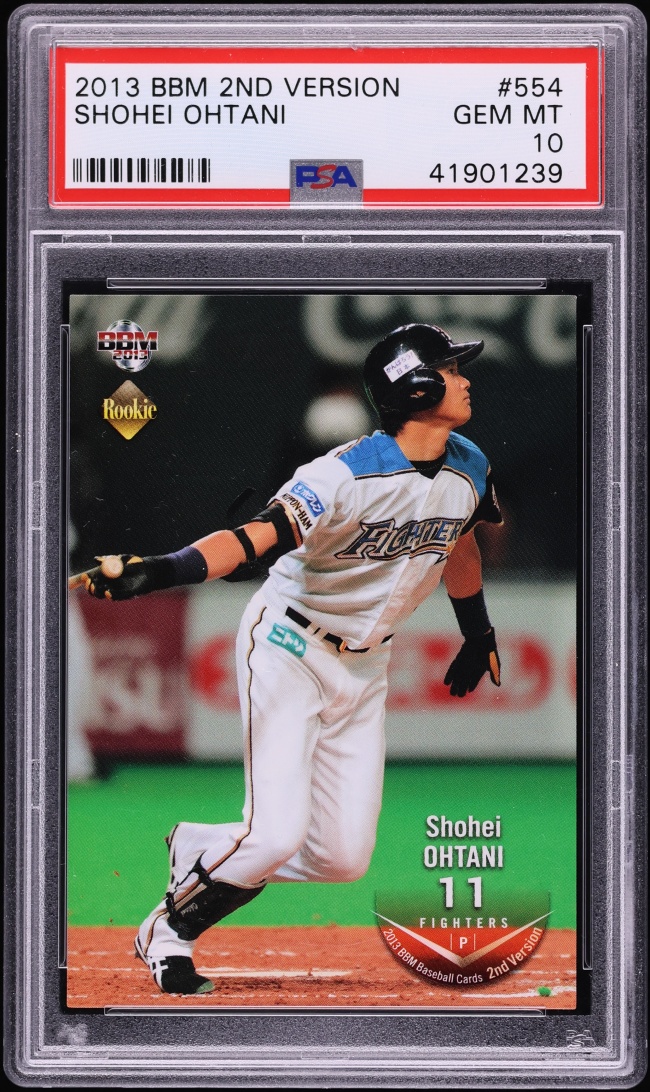 2013 BBM 2nd Version Shohei Ohtani ROOKIE #554 PSA 10 GEM MINT