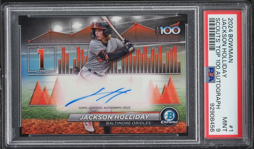2024 Topps Jackson Holliday ROOKIE MLB DEBUT PATCH AUTO 1/1