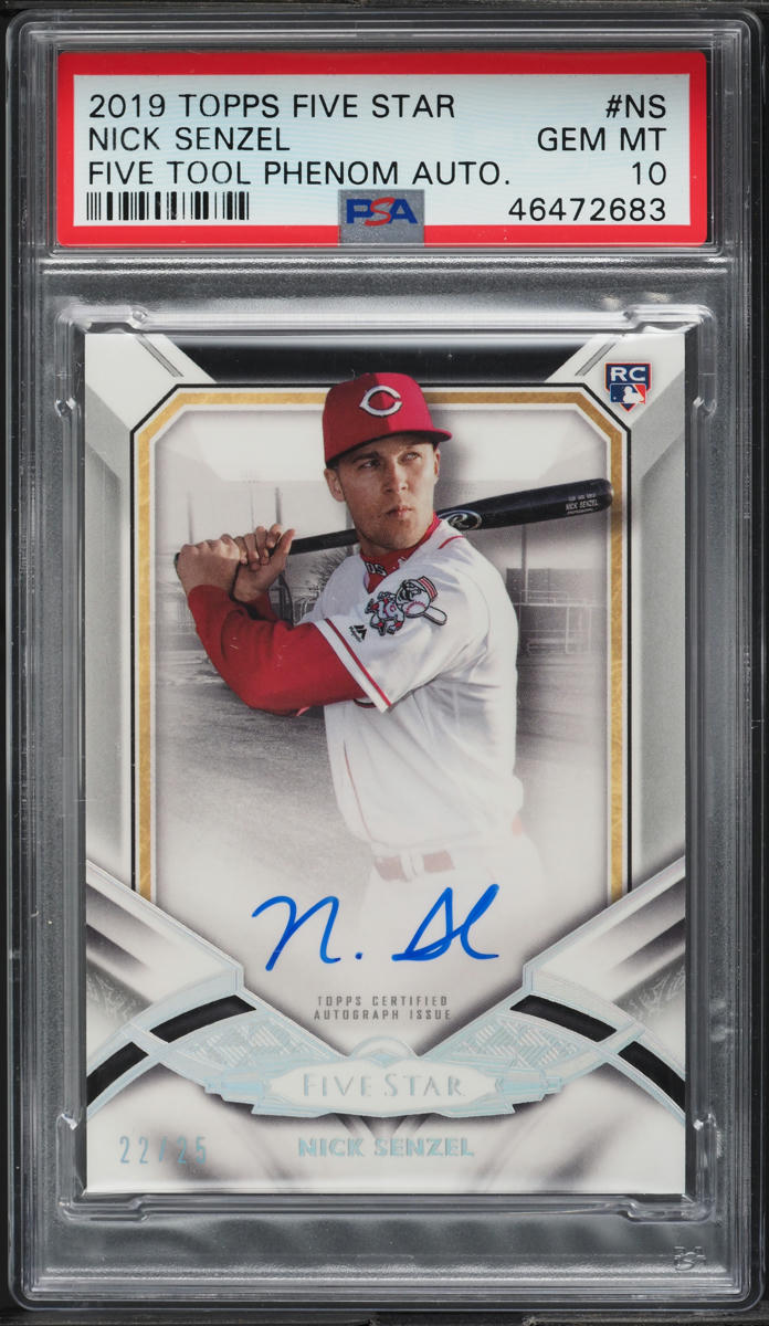 2019 Topps Five Star Five Tool Phenom Nick Senzel ROOKIE AUTO /25