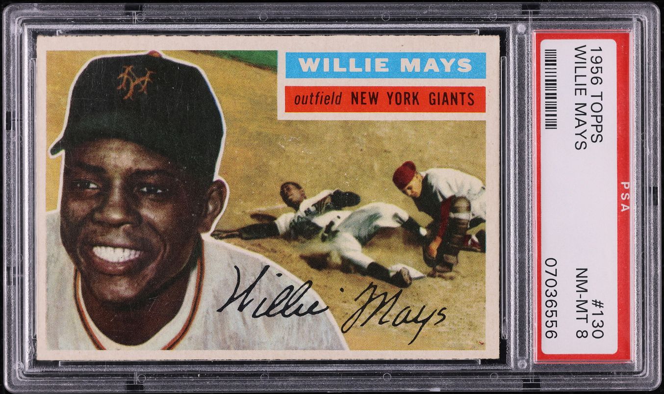 1956 Topps Willie Mays #130 PSA 8 NM-MT