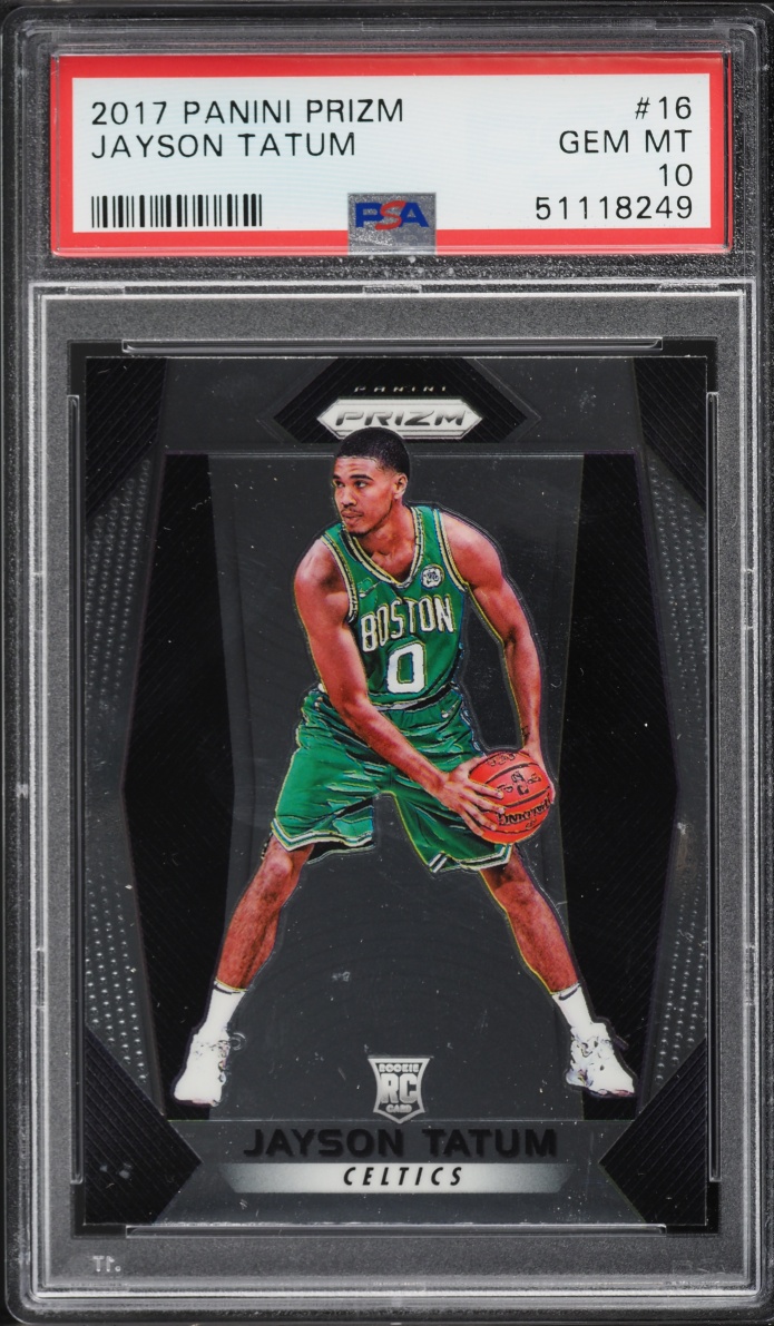 2017 Panini Prizm Jayson Tatum ROOKIE #16 PSA 10 GEM MINT - Photo 1