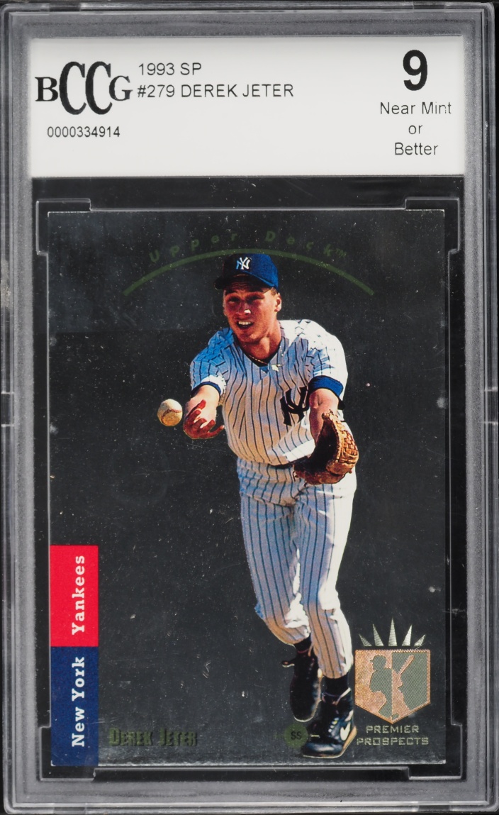 1993 SP Foil Derek Jeter ROOKIE #279 BCCG 9 - Photo 1