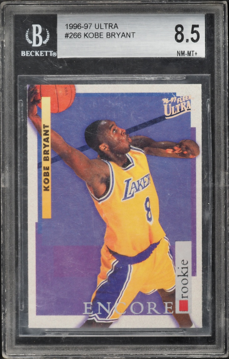 1996 Ultra Basketball Kobe Bryant ROOKIE #266 BGS 8.5 NM-MT+ - Photo 1