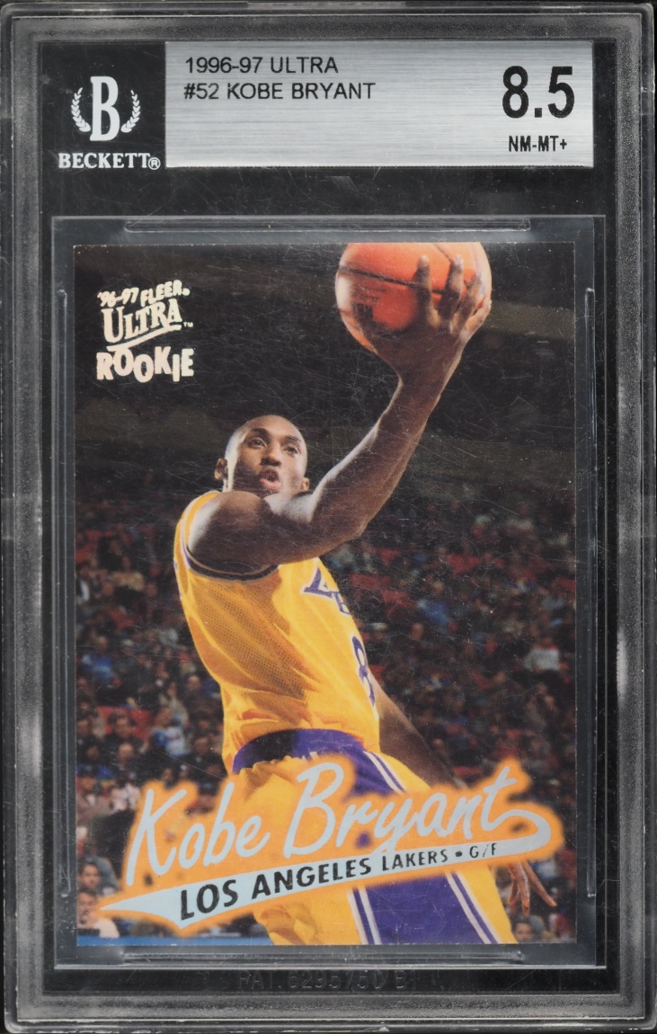 1996 Ultra Basketball Kobe Bryant ROOKIE #52 BGS 8.5 NM-MT+ - Photo 1