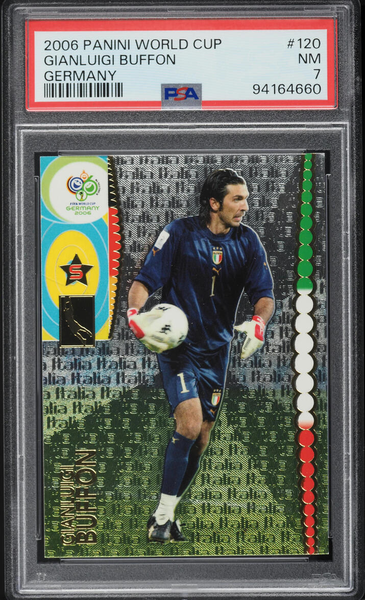 2006 Panini World Cup Germany Gianluigi Buffon #120 PSA 7 NRMT